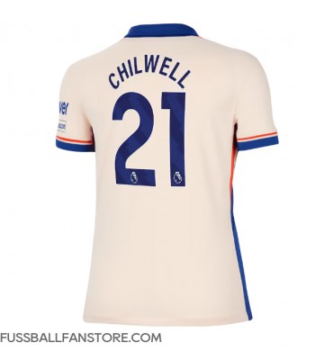 Chelsea Ben Chilwell #21 Replik Auswärtstrikot Damen 2024-25 Kurzarm